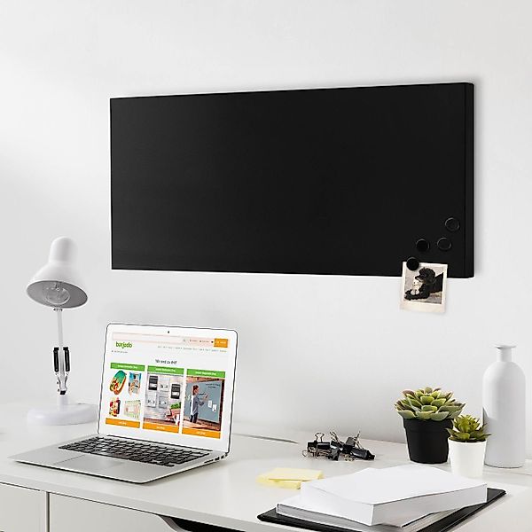 banjado Wandtafel Stahl, (inkl. 4 Magnete, günstig online kaufen