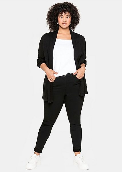 Sheego Strickjacke Strickjacke . mit Schalkragen günstig online kaufen