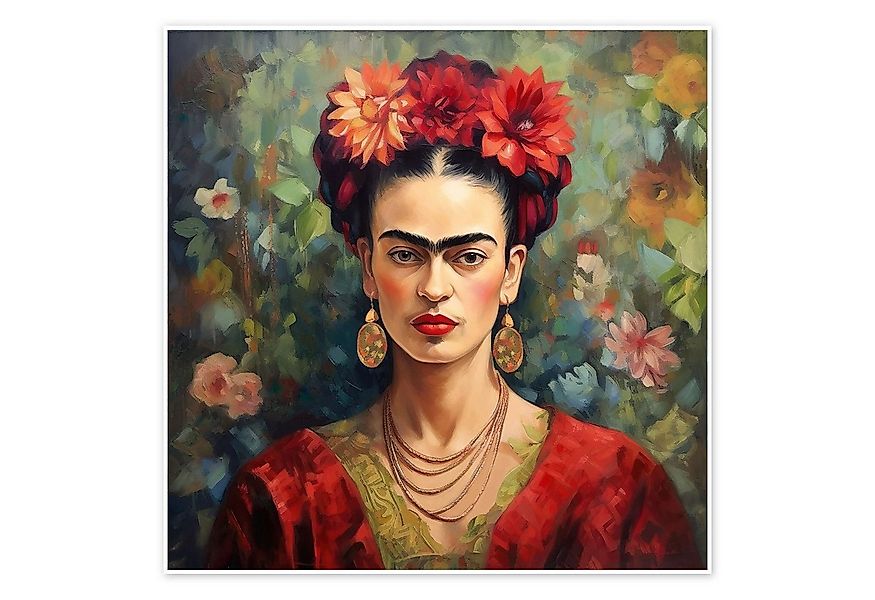 Posterlounge Wandbild Frida Kahlo Vintage, Mark Ashkenazi, erhältlich als P günstig online kaufen