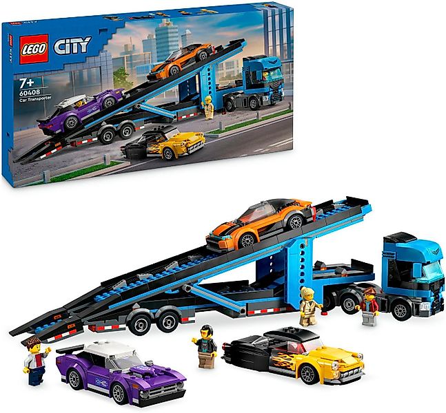 LEGO® Autotransporter mit Sportwagen (60408), LEGO City Konstruktionsspiels günstig online kaufen