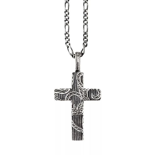 CAÏ Kette mit Anhänger "925/- Sterling Silber oxidiert Kreuz" günstig online kaufen