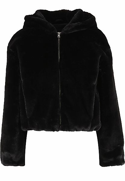 URBAN CLASSICS Sweatjacke "Urban Classics Ladies Full Zip Faux Fur Hoodie" günstig online kaufen