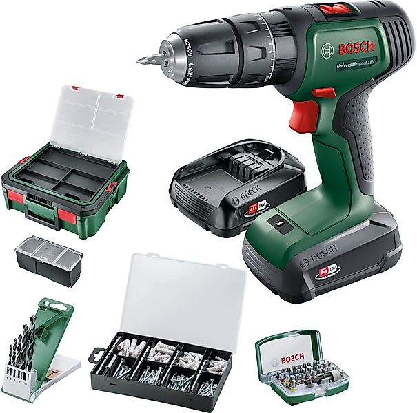 Bosch Home & Garden Akku-Schlagbohrschrauber UniversalImpact günstig online kaufen