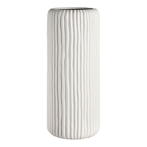 Vase KERAMIK ca.12x29cm, weiss günstig online kaufen