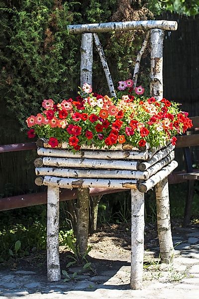 iWerk Dekofigur Birkenstamm 90 cm ø günstig online kaufen