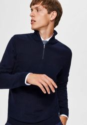 Selected Troyer SLHBERG HALF ZIP CARDIGAN günstig online kaufen