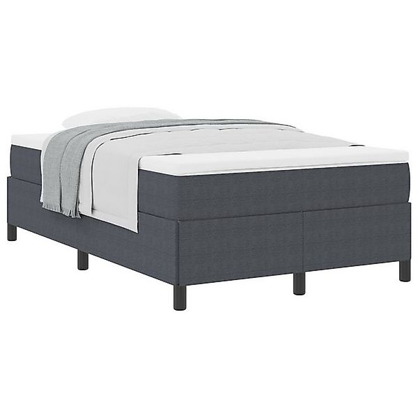 vidaXL Bett Bettgestell Dunkelgrau 120x200 cm Cordstoff (1-tlg) günstig online kaufen