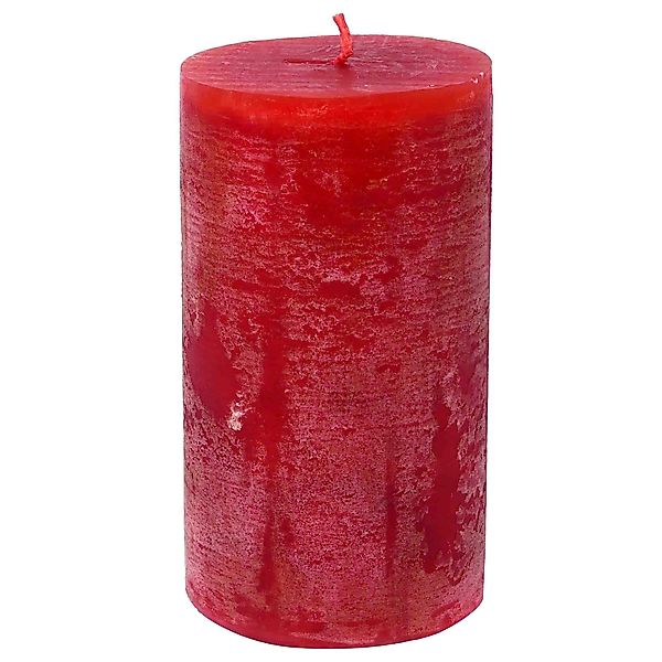 B&S Stumpenkerze Stumpenkerze durchgefärbt rot 15 günstig online kaufen