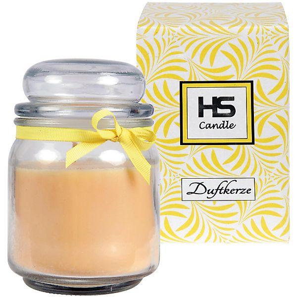 HS Candle Duftkerze & Bonbon Glas Ø9cm Vanille günstig online kaufen