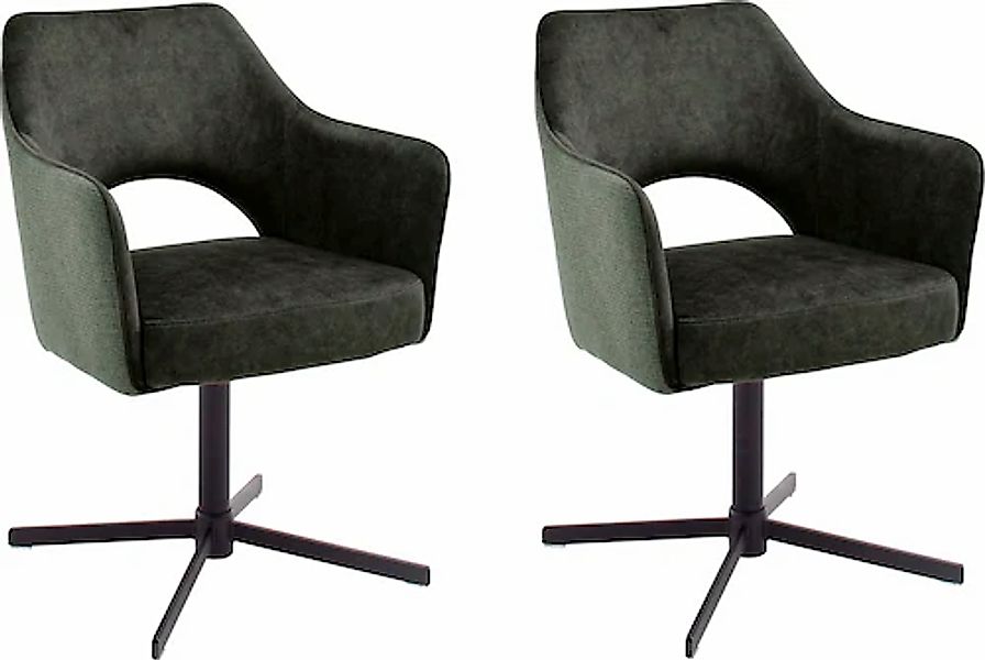 MCA furniture Esszimmerstuhl »Valetta«, (Set), 2 St., 2 er Set, 360° drehba günstig online kaufen