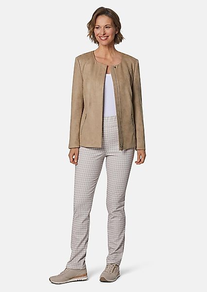 GOLDNER Allwetterjacke Ausdrucksstarke Lederimitatjacke mit supersoftem günstig online kaufen