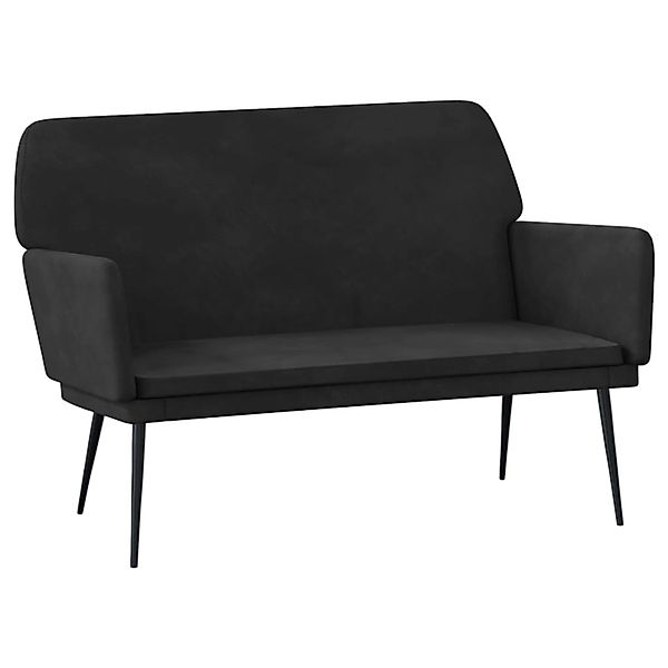 vidaXL Sitzbank Schwarz 108x79x79 cm Samt 351387 günstig online kaufen