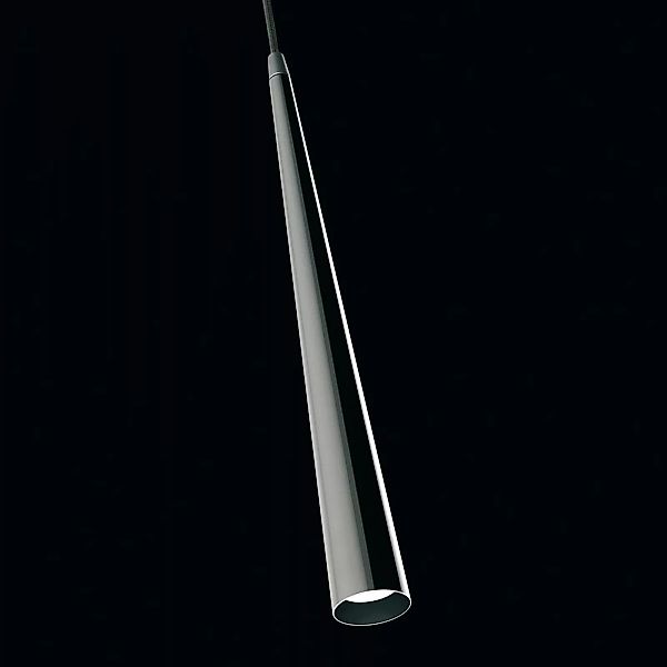 Lange LED-Hängelampe Micro S75, schwarz günstig online kaufen