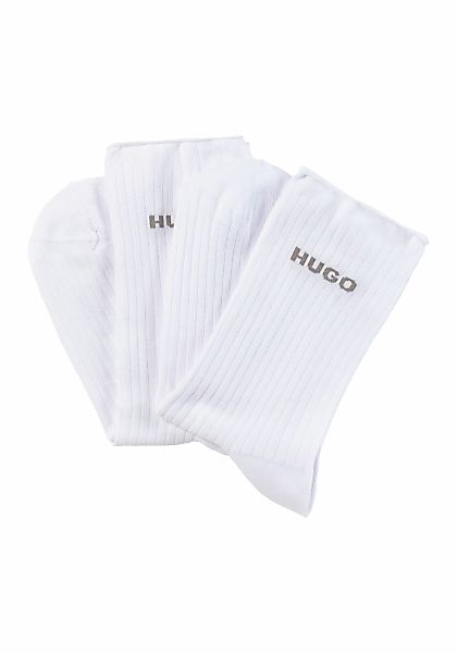 HUGO Underwear "2P QS FINE RIB CC" mit großem Logo günstig online kaufen