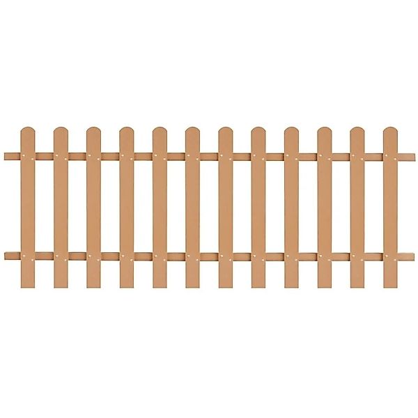 vidaXL Lattenzaun WPC 200 x 80 cm 42823 günstig online kaufen