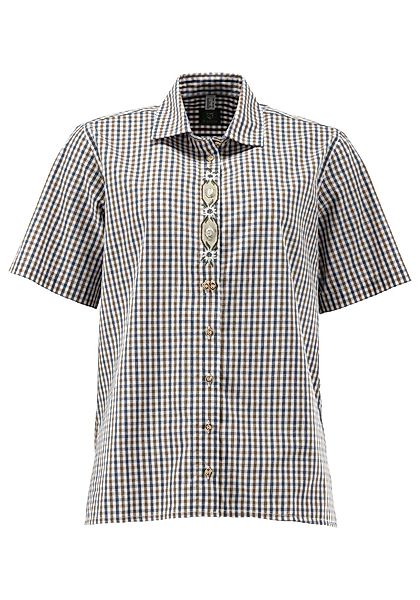 OS Trachten Trachtenbluse Wyfop Damen Kurzarmbluse günstig online kaufen
