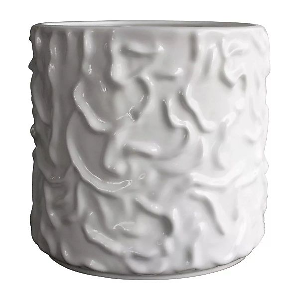 Swoon Blumentopf Ø31cm Shiny white günstig online kaufen