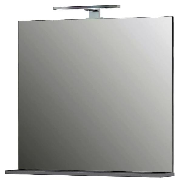 Badezimmer Spiegel MACUL-01 Wandspiegel in Graphit mit LED Beleuchtung - Bx günstig online kaufen