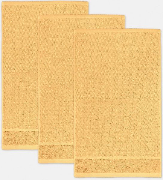 Möve for frottana Gästehandtücher Pearl, Walkfrottier (3-St), mit Perloptik günstig online kaufen