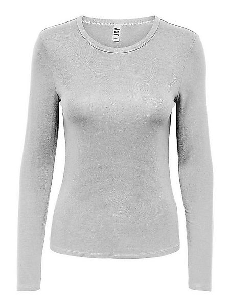 JACQUELINE de YONG T-Shirt Langarmshirt Slim Fit Rundhals Elegant 7809 in G günstig online kaufen