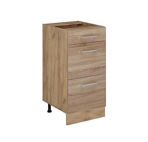 Vicco Unterschrank R-Line, Sonoma/Goldkraft Eiche, 40 cm mit Schubladen, oh günstig online kaufen
