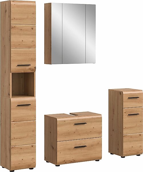 INOSIGN Badezimmer-Set, (Set, 4 St.), Florenz, Badkombination 4-tlg., Artis günstig online kaufen