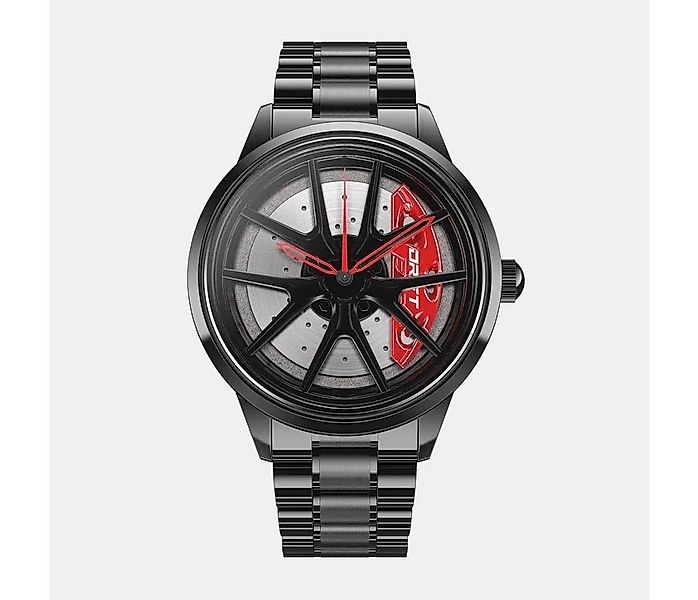 DRIFTELEMENT Quarzuhr NITRO FELGENUHR, Dreidimensionales M8 Felgendesign günstig online kaufen