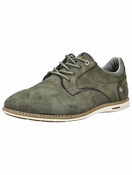 Mustang Shoes Schnürschuh "Mustang Shoes Halbschuhe Lederimitat" günstig online kaufen