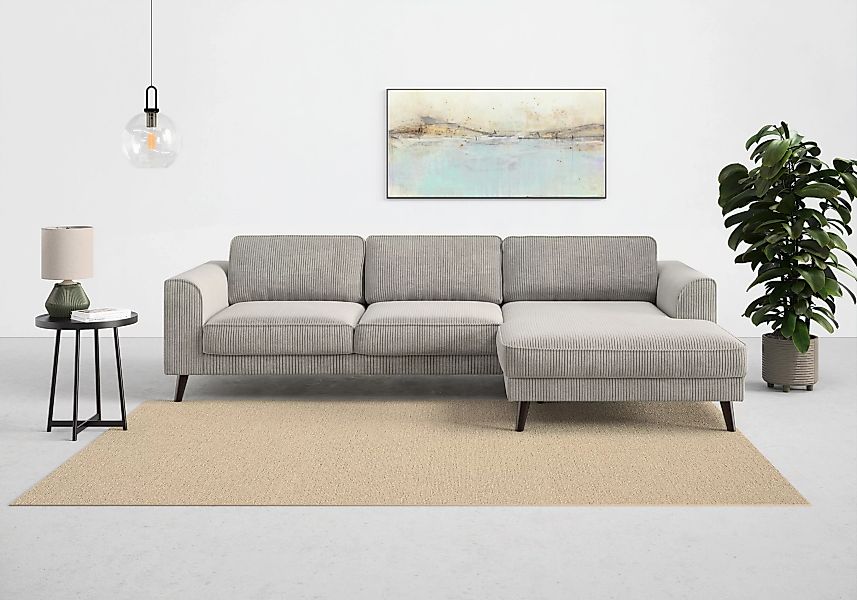 TRENDMANUFAKTUR Ecksofa "Lumber Jack, elegantes Designsofa, zeitlos modern, günstig online kaufen