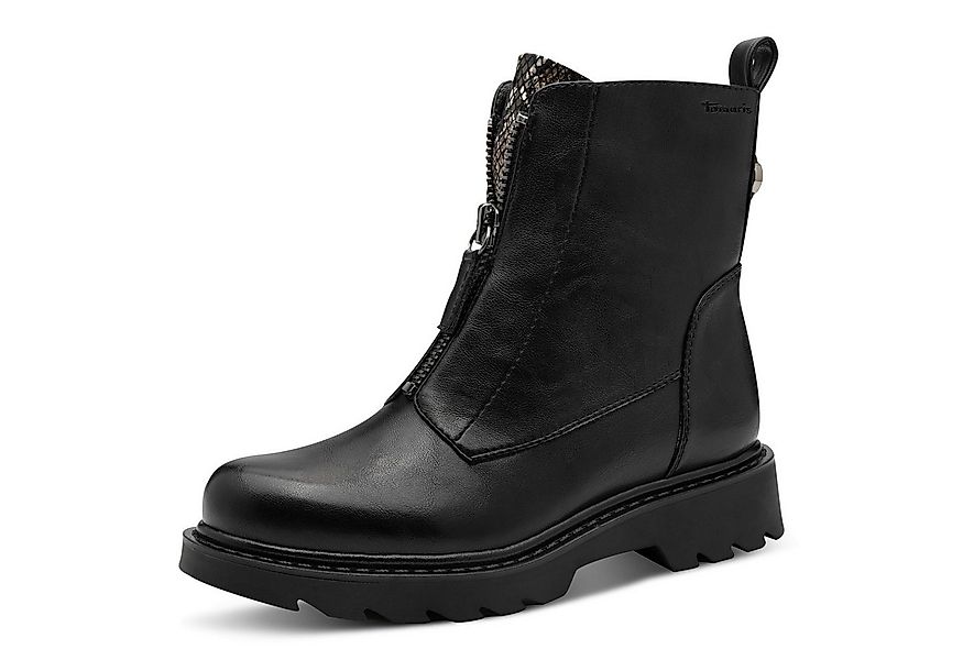 Tamaris Stiefelette, Blockabsatz, Boots mit Front- und Innenreißverschluss günstig online kaufen