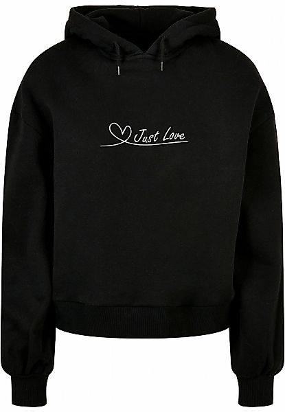 Merchcode Kapuzenpullover "Merchcode Damen Ladies Just love Organic Oversiz günstig online kaufen