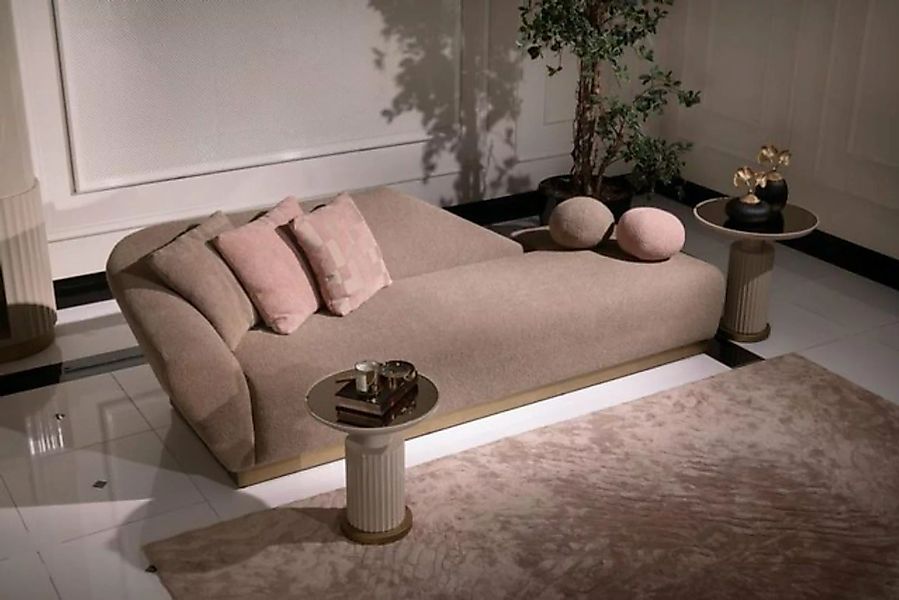JVmoebel Chaiselongue Chaiselongue Relaxliege Liegesessel Sofa Beige Modern günstig online kaufen