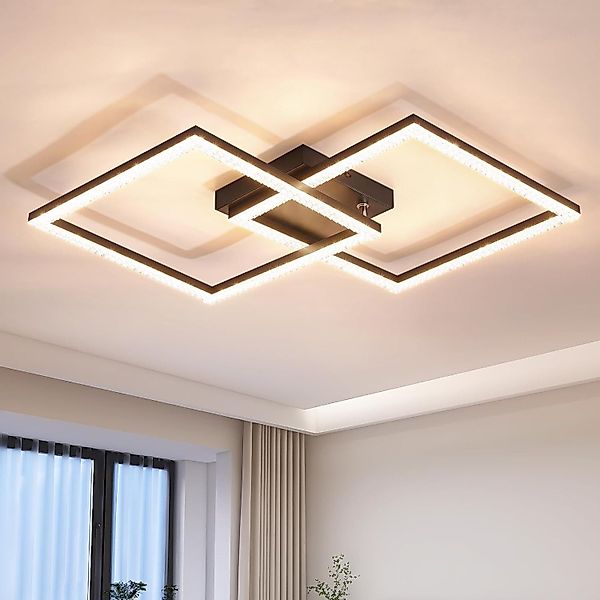 ZMH LED Deckenleuchte Whonzimmer Modern 2 günstig online kaufen