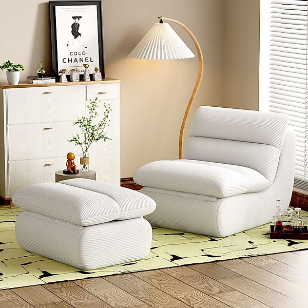 STILVORA Sitzsack Relaxsessel cord Lazy sofa günstig online kaufen