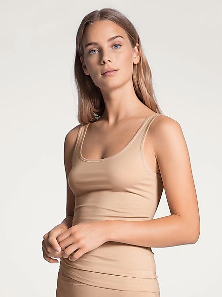 CALIDA Tanktop "Natural Comfort", elastisch, pillingarm, weich, Single Jers günstig online kaufen