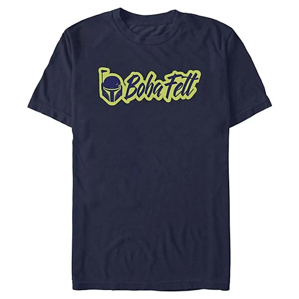 Star Wars - Book of Boba Fett - Boba Fett Calligraphy Logo - Männer T-Shirt günstig online kaufen