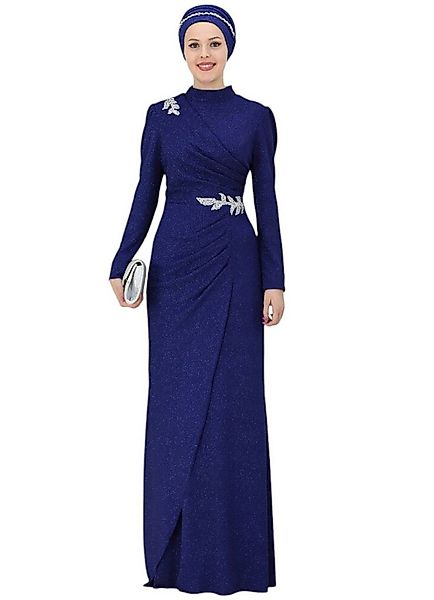 fashionshowcase Maxikleid Damen Abendkleid im Abaya-Stil - Modest Fashion m günstig online kaufen