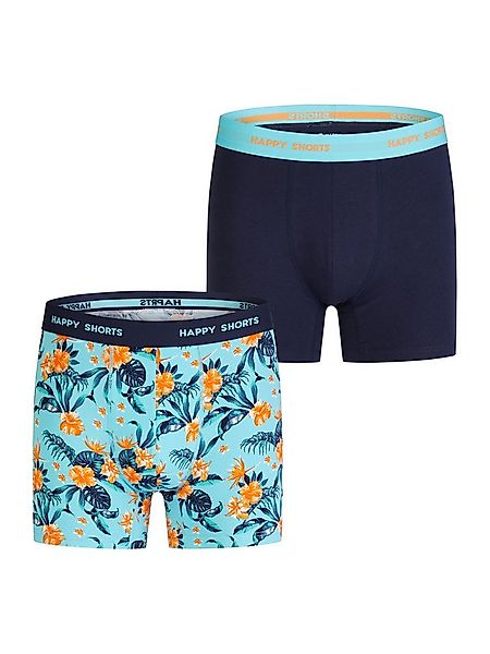 HAPPY SHORTS Retro Boxer Jersey (2-St) Boxershorts Trunks Männer günstig online kaufen