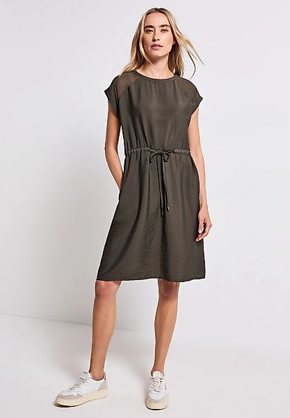 STREET ONE Shirtkleid, mit Mesh-Details günstig online kaufen