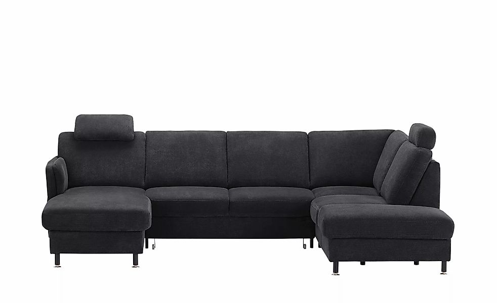 meinSofa Wohnlandschaft  Veit ¦ schwarz ¦ Maße (cm): B: 305 H: 90 T: 200 Po günstig online kaufen