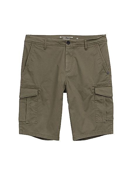 TOM TAILOR Cargoshorts Gemustertes Design Cargo-Bermudas Cargo Shorts günstig online kaufen
