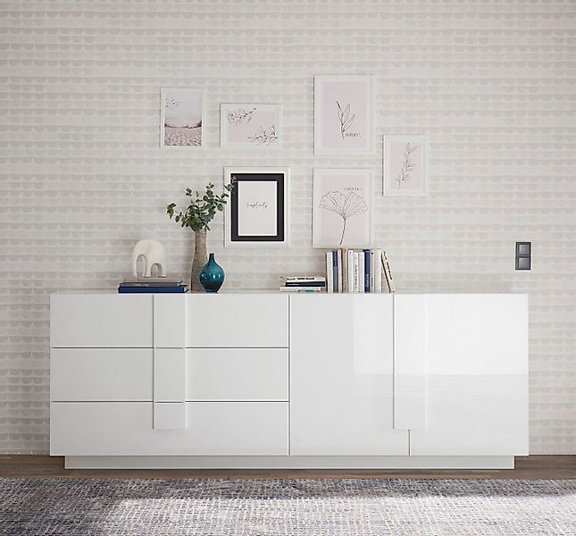 INOSIGN Sideboard Jupiter, Breite 241 cm, Kommode 2 Türen - Soft Closing, 3 günstig online kaufen