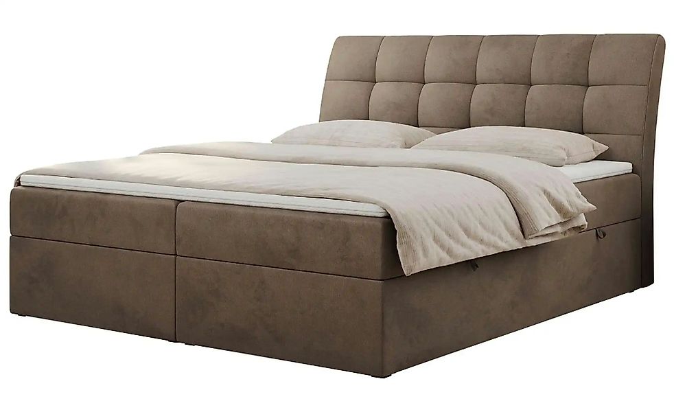 Boxbett mit Bettkasten Diegos ¦ braun ¦ Maße (cm): B: 140 H: 118 Betten > K günstig online kaufen