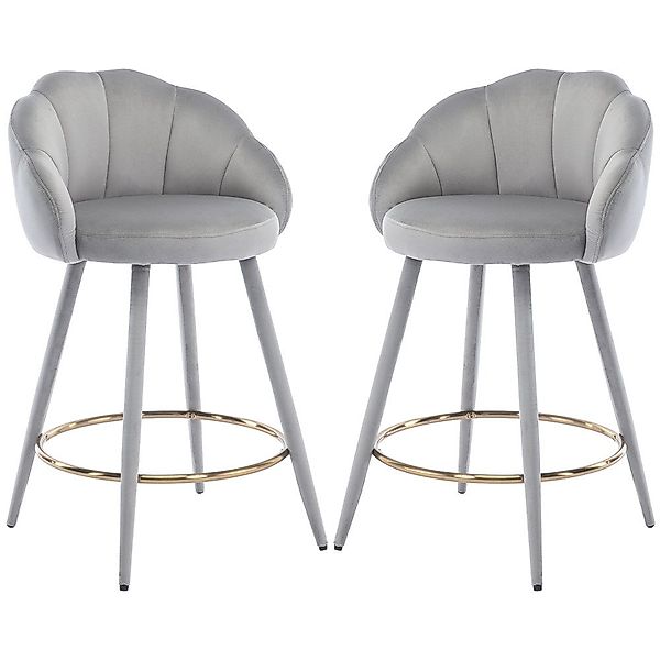 WAHSON OFFICE CHAIRS Barhocker Samt Bistrohocker günstig online kaufen