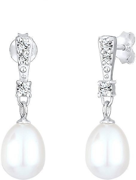 Elli Paar Ohrstecker Schmuck Geschenk Silber 925 Ohrringe, mit Glasstein - günstig online kaufen