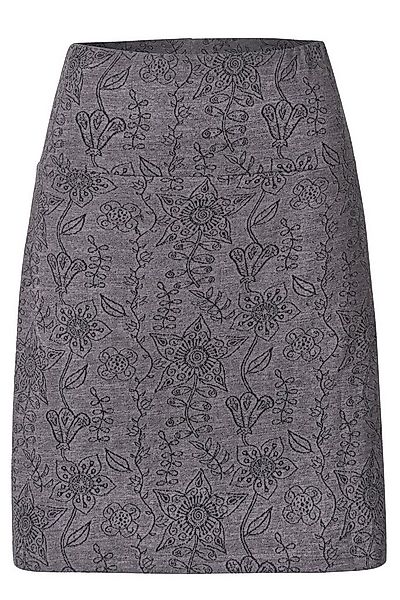 Himalaya Clothing Jerseyrock Kurzer Rock Damen mit feinem Jacquard-Muster a günstig online kaufen