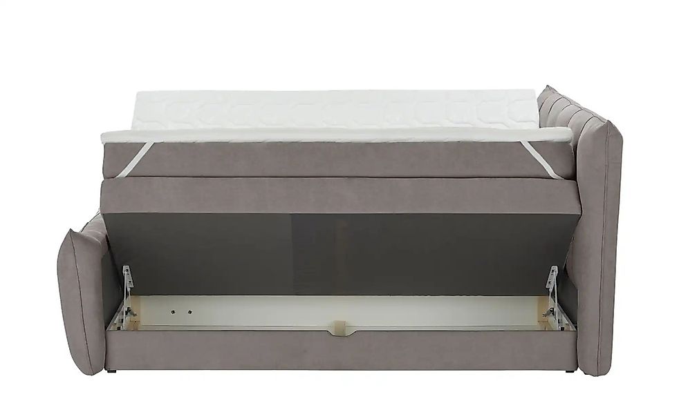 switch Boxspringbett mit Bettkasten Sofia ¦ grau ¦ Maße (cm): B: 204 H: 113 günstig online kaufen