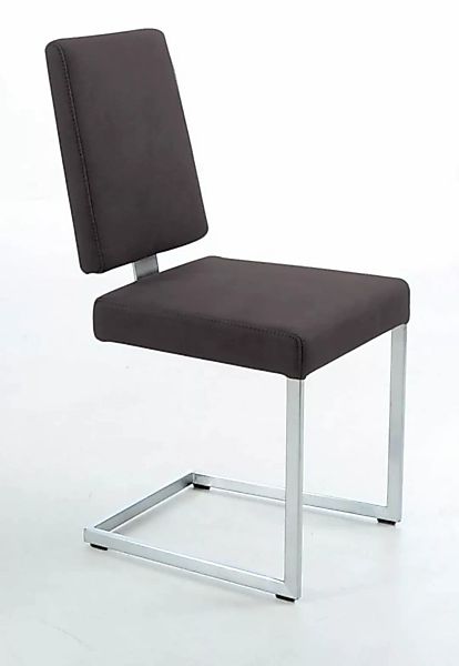 K+W Komfort & Wohnen Freischwinger, Microfaser Struktur 755, stabiles Hochk günstig online kaufen