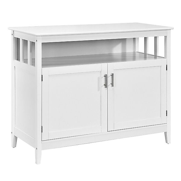 COSTWAY Sideboard, Küchenschrank,mit Türen & Fächern,Weiß, günstig online kaufen
