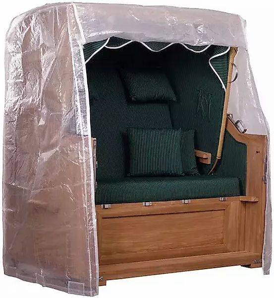 MR.DEKO Strandkorb-Schutzhülle PVC M-XXL, Transparent, wetterfest, für 2 un günstig online kaufen